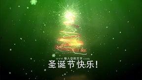 圣诞树视频,视频中的奇幻光影之旅