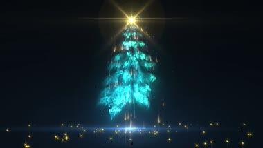 圣诞树视频,视频中的奇幻光影之旅