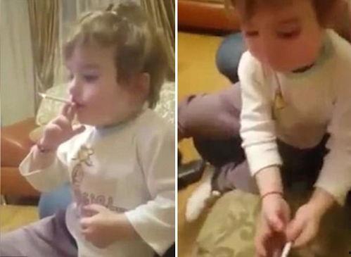 小孩抽烟视频,警惕儿童吸烟问题