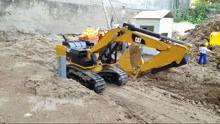 挖机干活视频