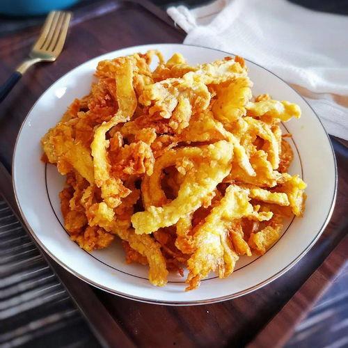 炸蘑菇视频,香脆可口，色香味俱全