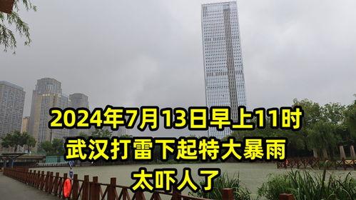 特大的暴雨打雷视频,震撼视听！