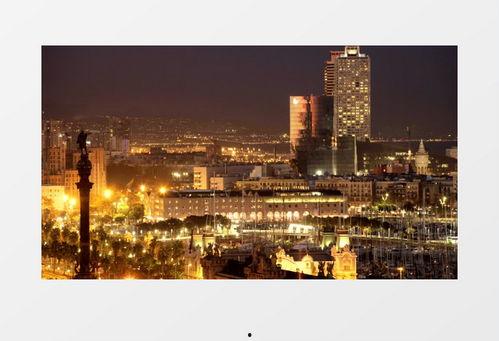 城市风景视频素材,繁华都市的瞬间画卷