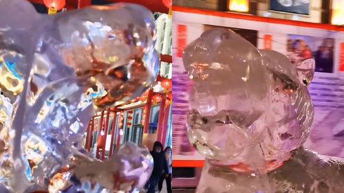冰雕视频,凝固的瞬间，展现冰的奇幻魅力