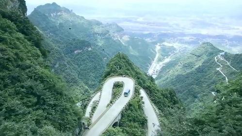 盘山公路视频,蜿蜒曲折，领略自然与人文的完美融合